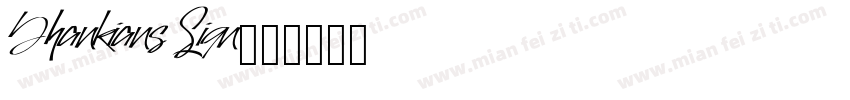 Dhankians Sign字体转换